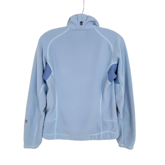 Patagonia Fleece Jacket Blue Full Zip Logo Vintage R1 Style37160F5 Womens Small - Picture 3 of 10
